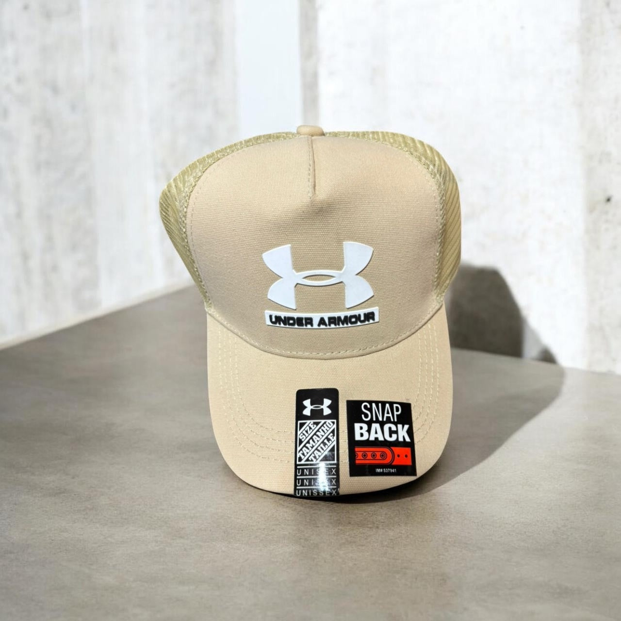 Casquette Sport Beige Under Armour – Ajustable Respirante Unisexe