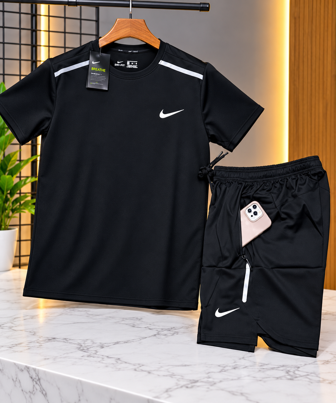 Ensemble Sport Homme – T-shirt & Short de Training