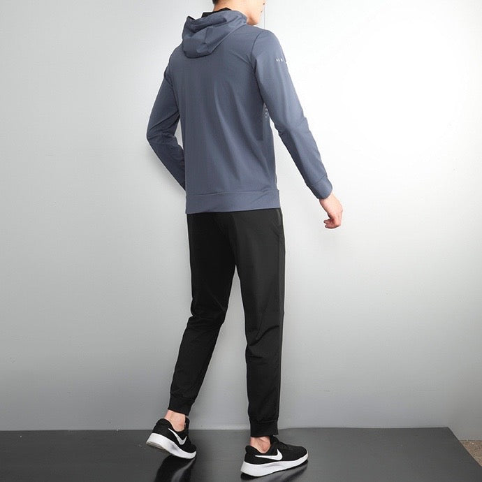Survêtement homme noir Nike – ensemble sport avec capuche et pantalon jogging