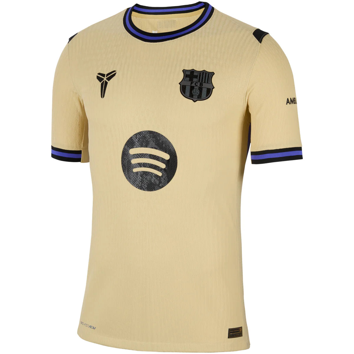 Maillot FC Barcelone Extérieur 2024/2025 – Beige/Noir