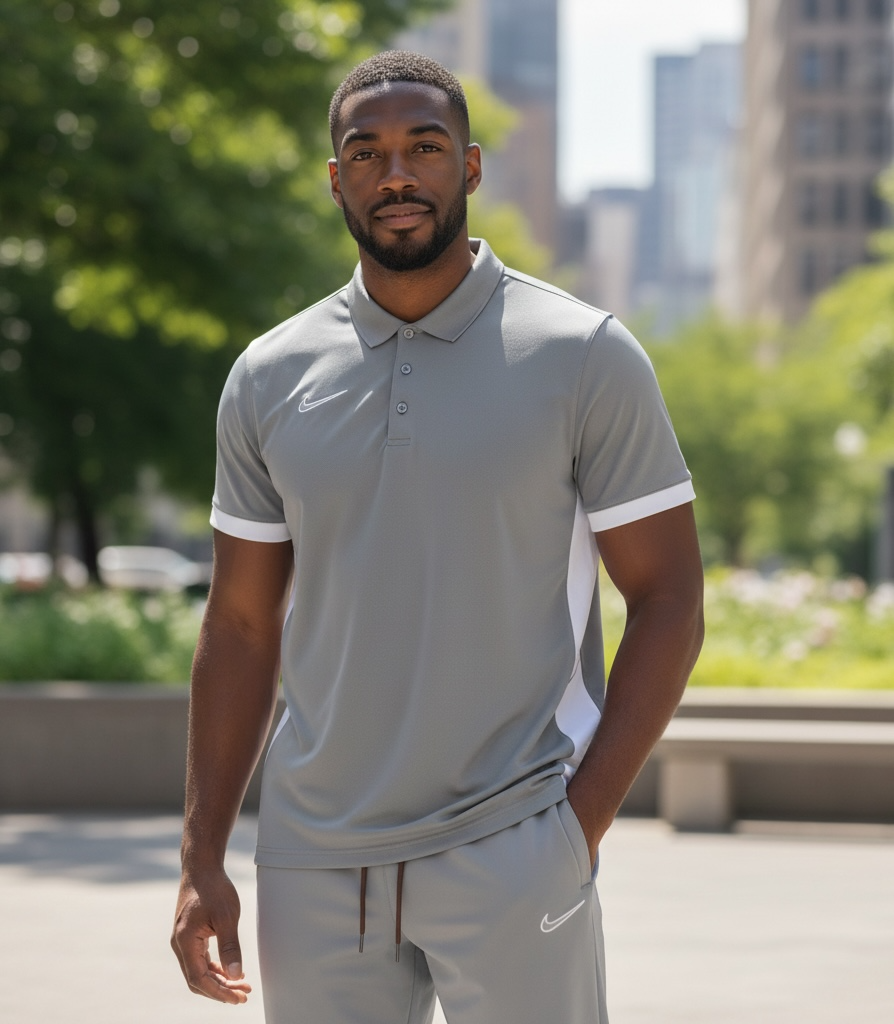 Ensemble Nike Homme Gris – Polo Sport & Pantalon Jogging