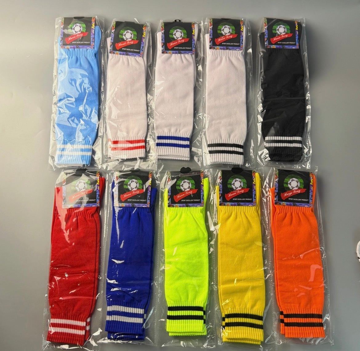 Chaussettes de Football Longues Unisexes – Anti-Glisse & Respirantes