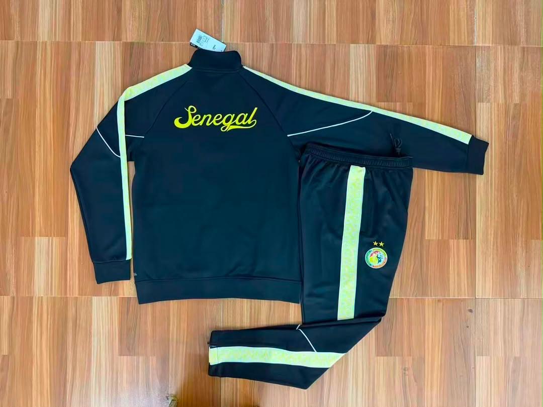 Survêtement Sénégal KING Vert et Noir – Ensemble Veste Zippée et Pantalon | Pro Sport Sénégal