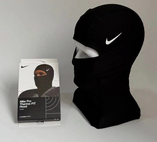 Cagoule Nike Pro Therma-FIT – Hood Football Unisexe Noir & Gris