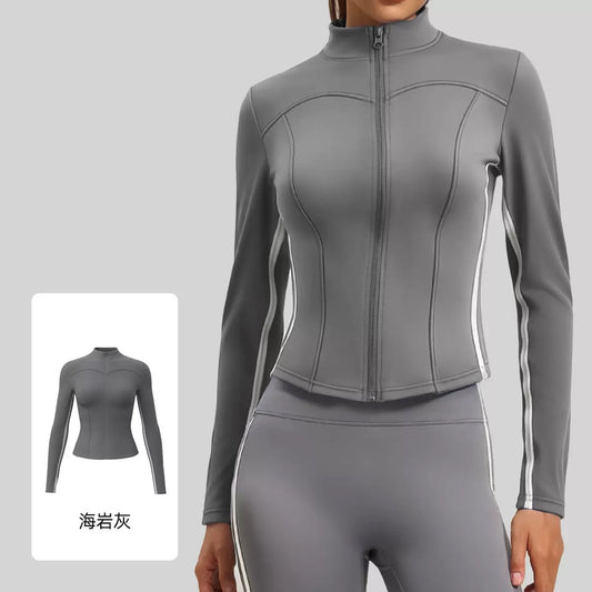 Veste de Sport Femme Zippée – Coupe Ajustée & Confortable qualité