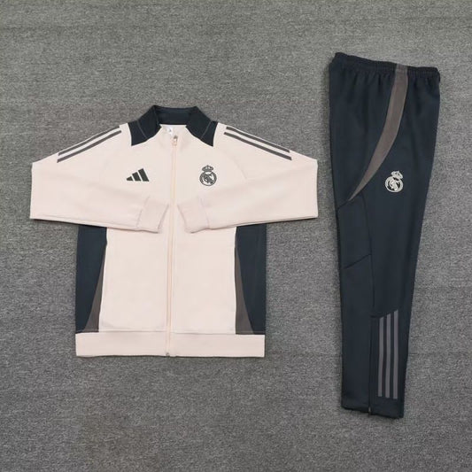 Survêtement Real Madrid Rose et Noir Adidas Homme
