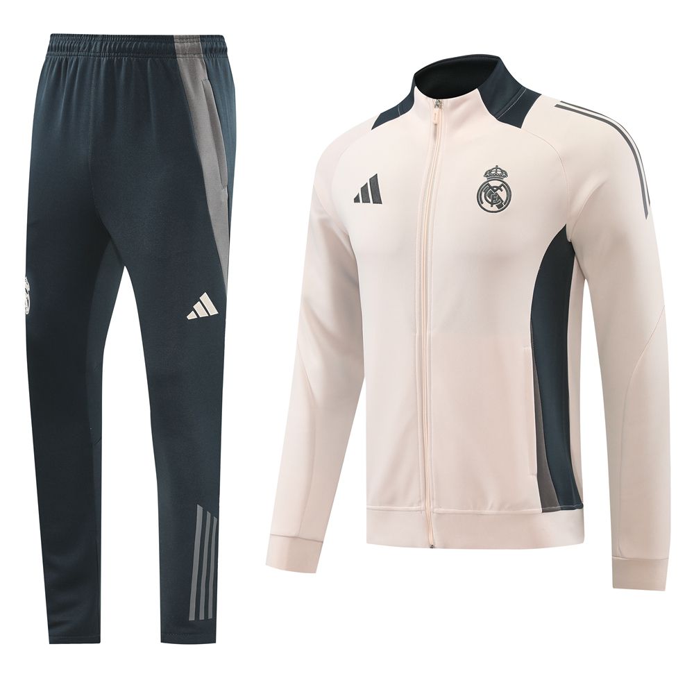 Survêtement Real Madrid Rose et Noir Adidas Homme