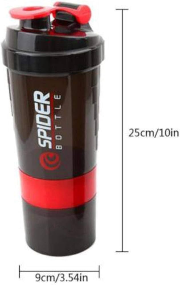 Shaker Spider Bottle multifonction 500ml