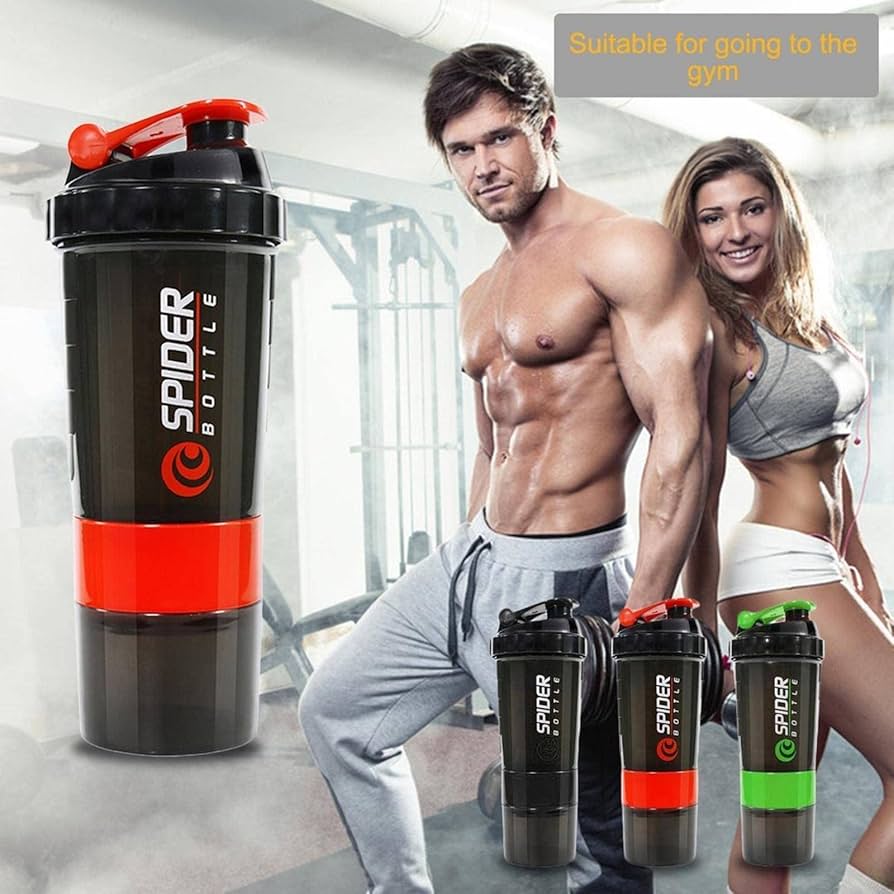 Shaker Spider Bottle multifonction 500ml