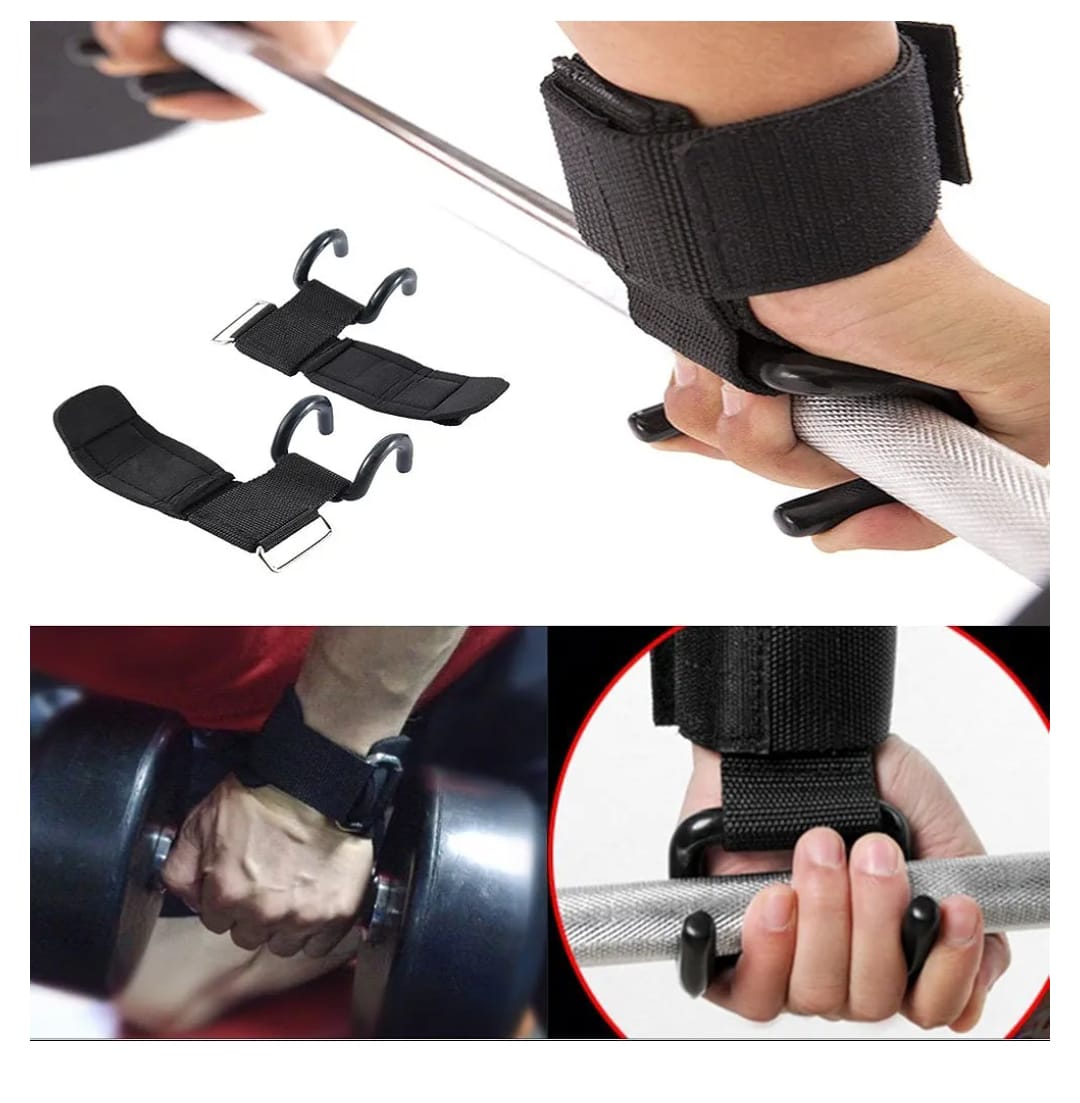 Crochets de Levage Musculation – Poignet Renforcé & Antiglisse