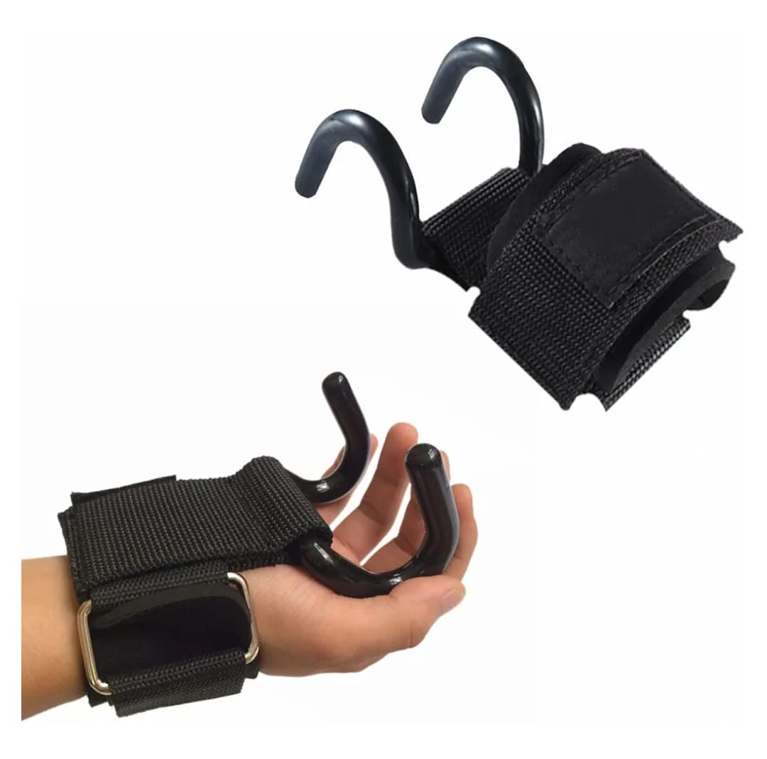 Crochets de Levage Musculation – Poignet Renforcé & Antiglisse