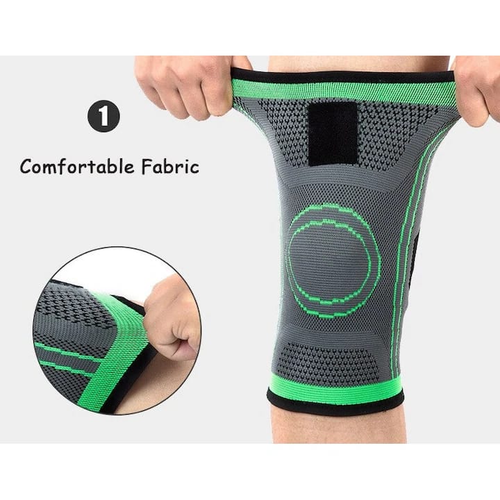 Genouillère de Compression Sport – Maintien Renforcé & Réglable