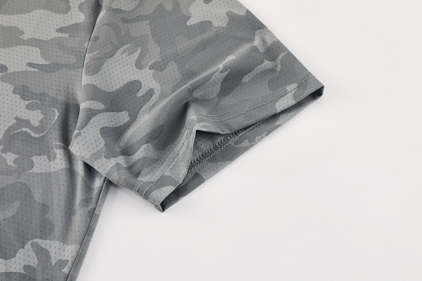 T-shirt Nike Sport Camo Bleu Homme – Respirant Entraînement Fitness