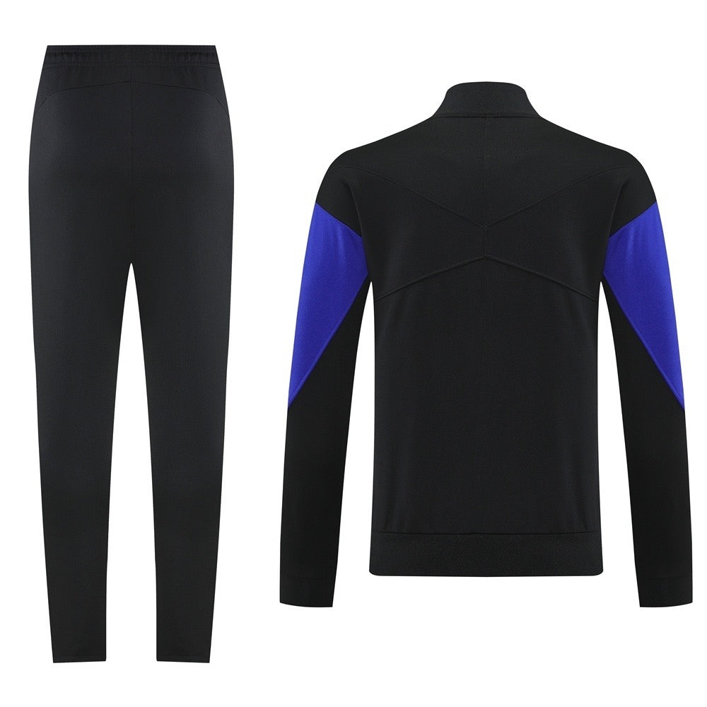 Survêtement FC Barcelone Noir & Bleu 2025-2026 – Ensemble Training Homm
