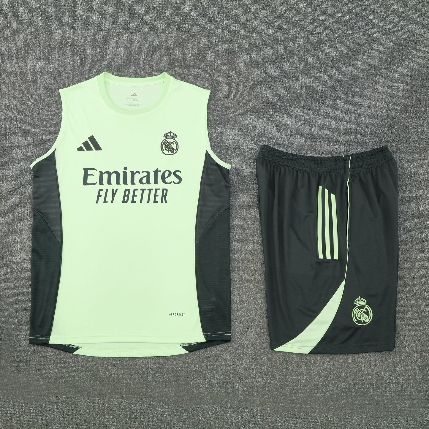 Ensemble entraînement Real Madrid homme – Débardeur + short léger AEROREADY