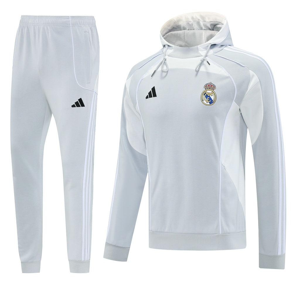 Survêtement Real Madrid Adidas 2025/2026 – ensemble hoodie et pantal