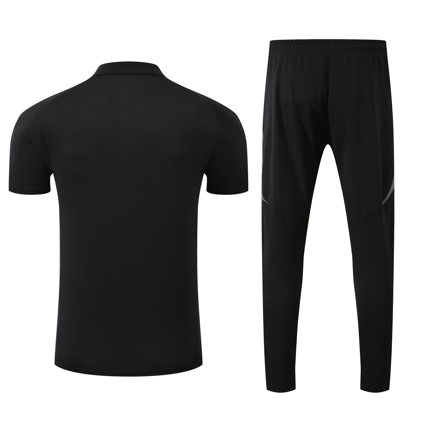 Survêtement Al Nassr Blanc Noir 2025 – Polo + Pantalon Homme Adidas