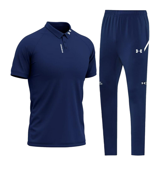 Ensemble Sport Homme – Polo + Jogging Bleu Marine