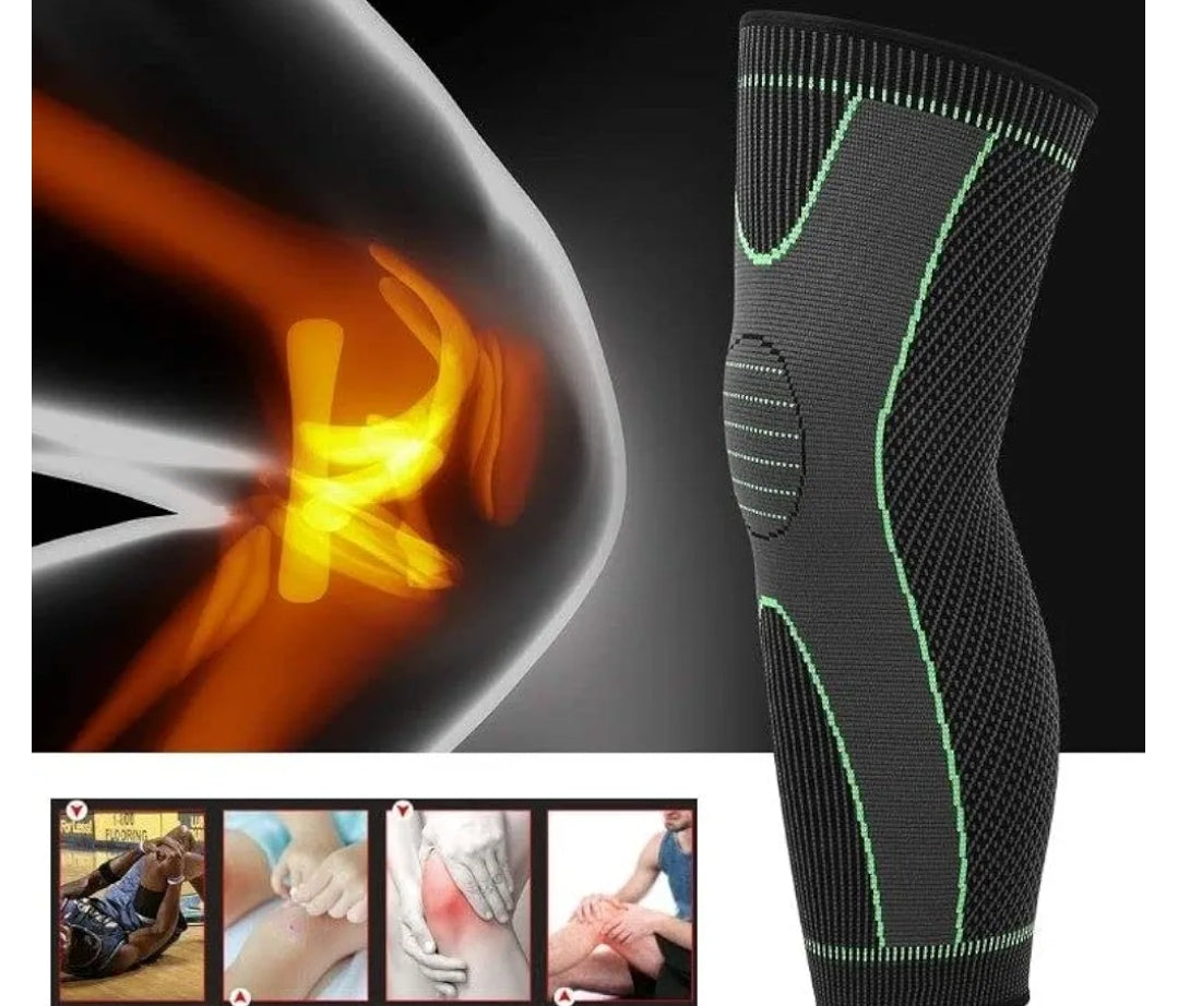 Manchon de Compression Jambe et Genou - Maintien et Protection Sport
