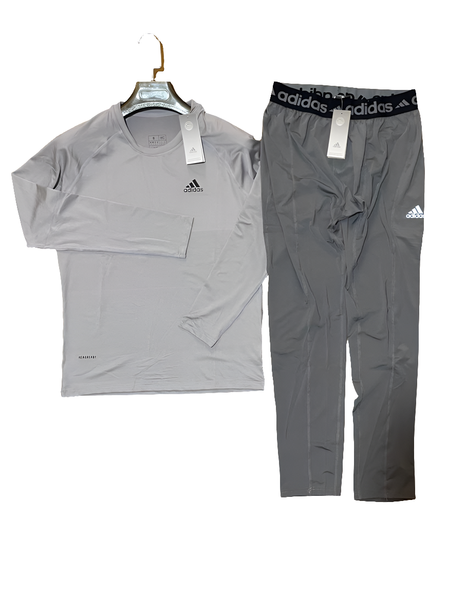 Ensemble de compression Adidas – Manches longues + Legging