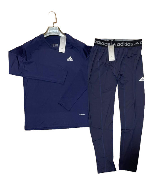 Ensemble de compression Adidas – Manches longues + Legging