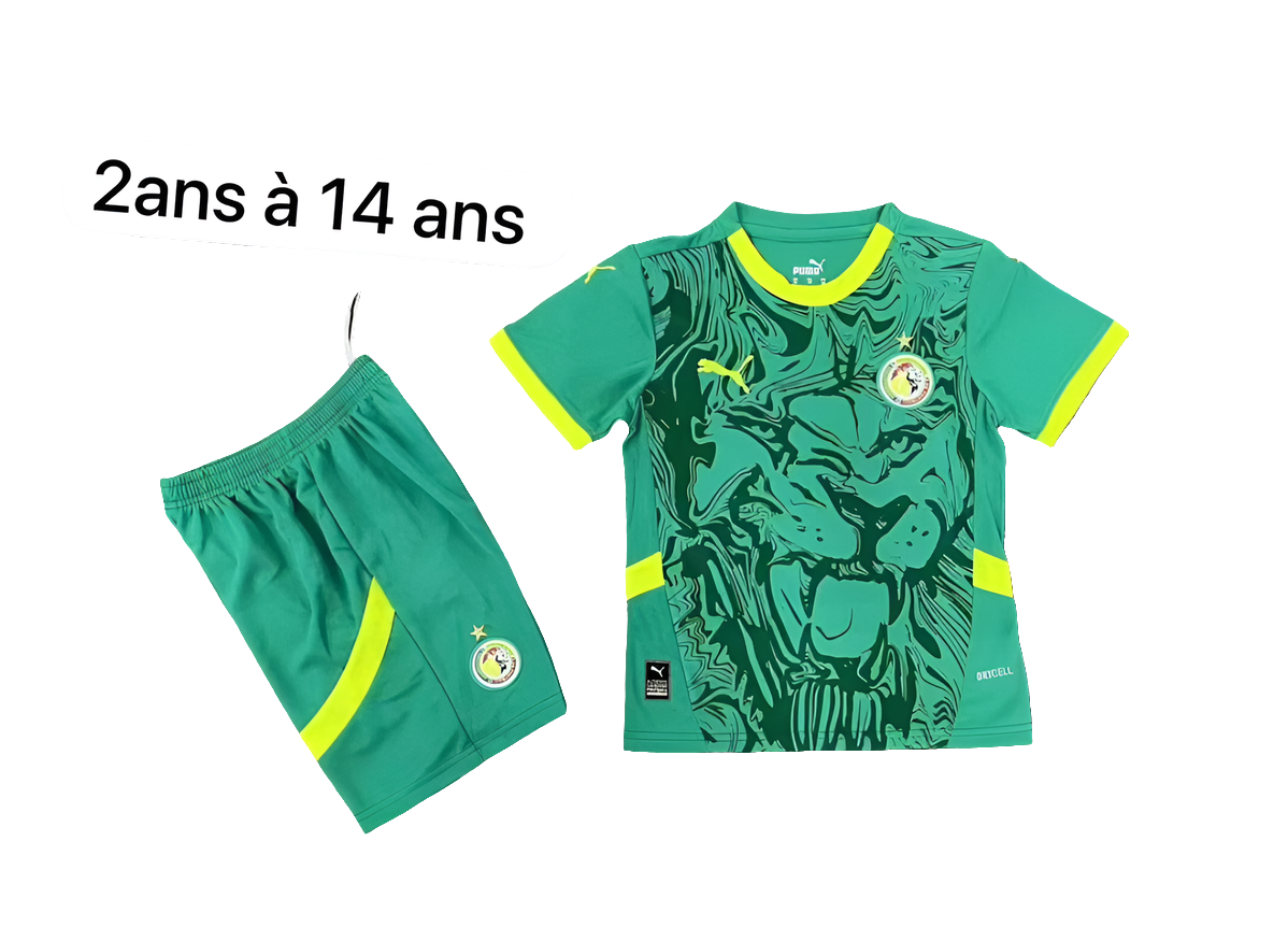 Maillot Enfant Sénégal Blanc – Ensemble Puma Officiel