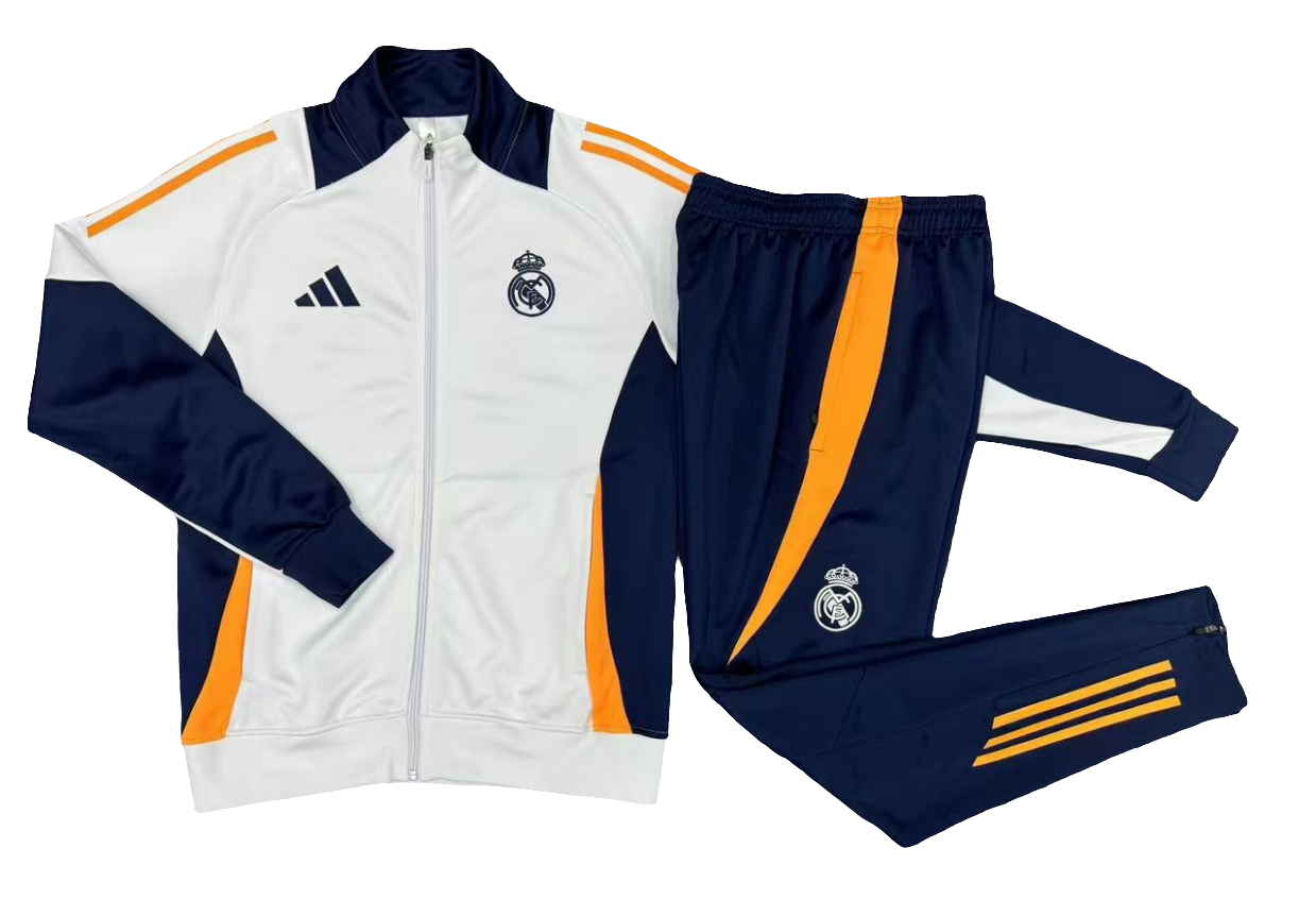 Survêtement Real Madrid - Blanc & Bleu Marine
