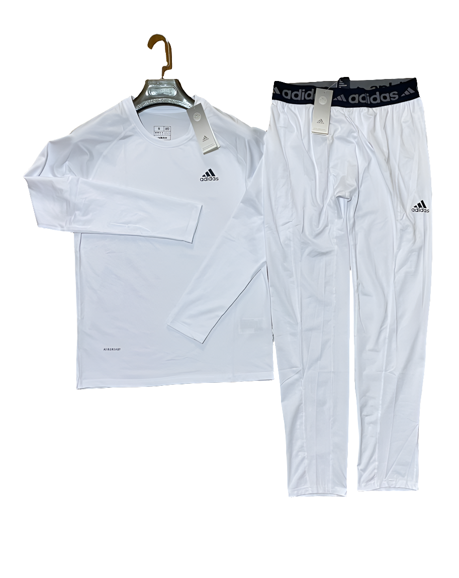 Ensemble de compression Adidas – Manches longues + Legging