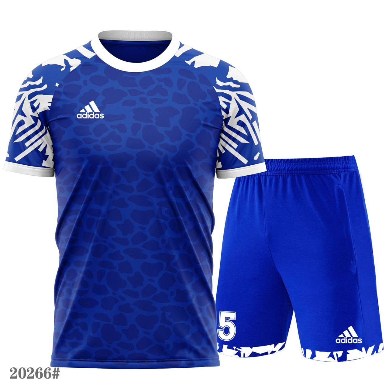 Maillot Football Bleu Blanc Homme – Ensemble Adidas | Pro Sport Sénégal