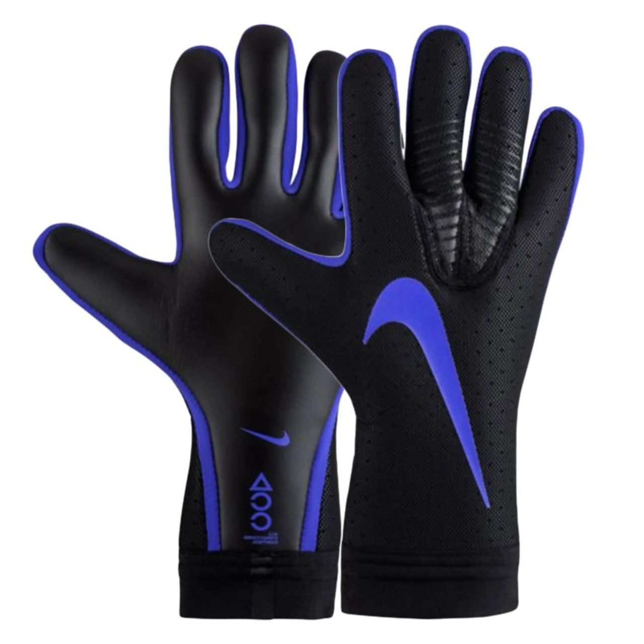Gants Gardien Nike Grip Pro – Noir/Bleu | Pro Sport Sénégal