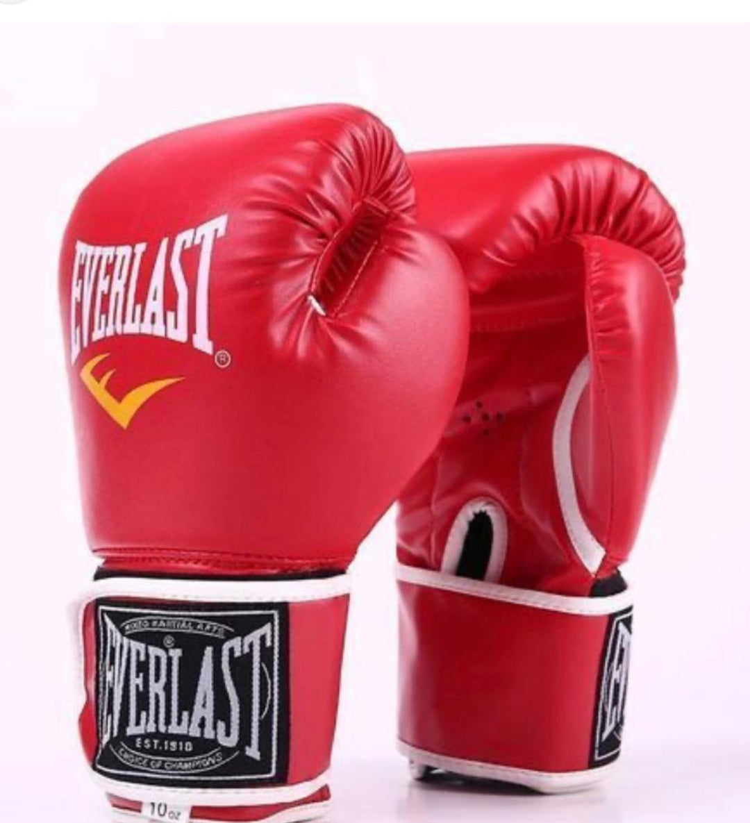 Gants de boxe Everlast noirs 10 oz – protection poignet & frappe entraînement
