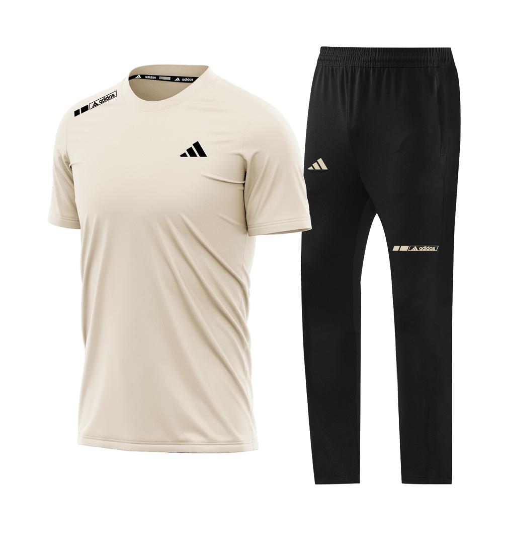 Ensemble Sport Adidas Pro – T-shirt et Jogging Confort & Performance