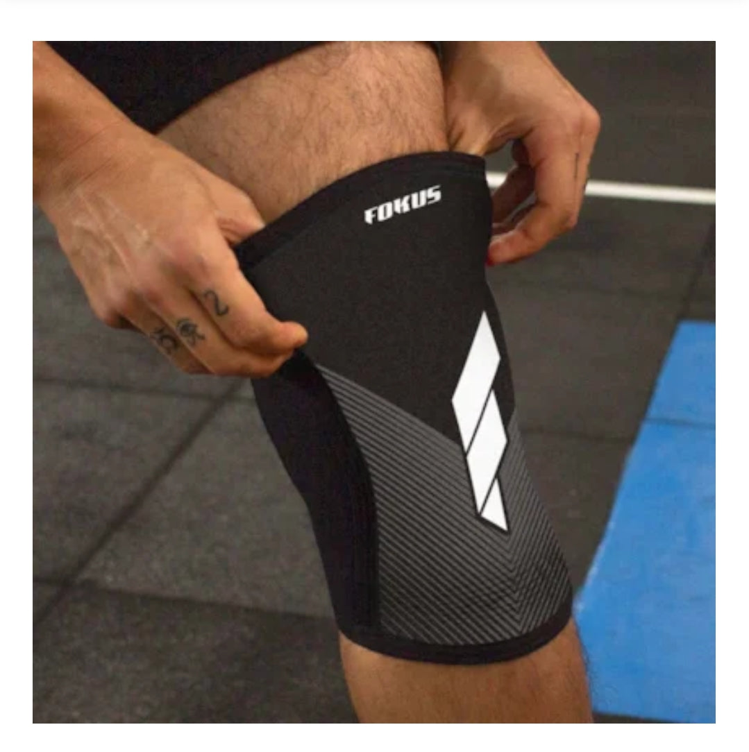 Genouillères de sport FOKUS – Protection et maintien pour entraînement fitness et musculation