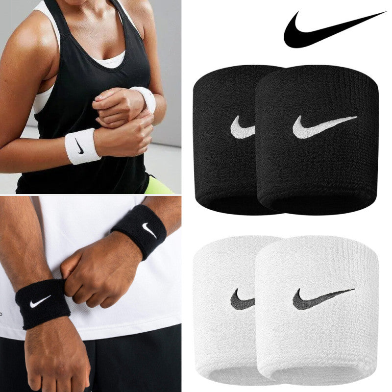 Bracelets sport poignet absorbants – Noir & Blanc