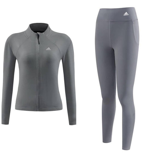 Ensemble de sport femme Nike – Veste et leggings ajustés