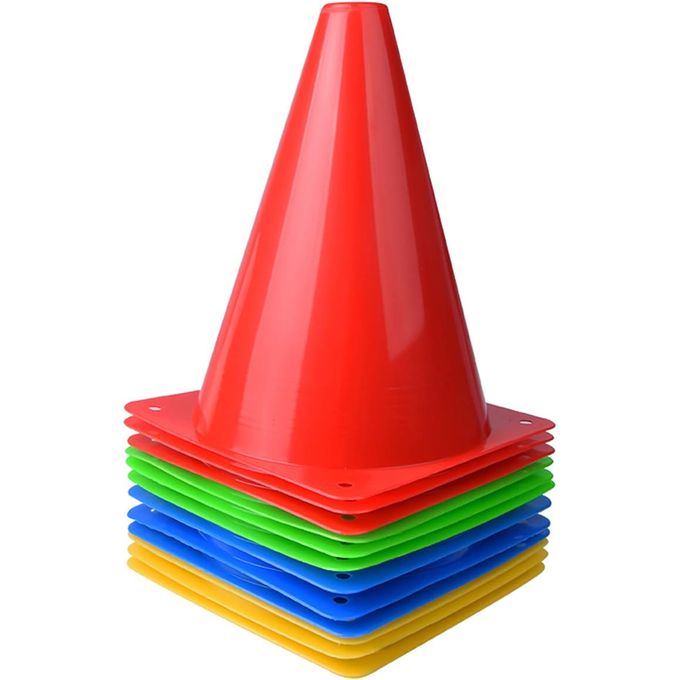 Cônes d'entraînement colorés - Sport et Agilité