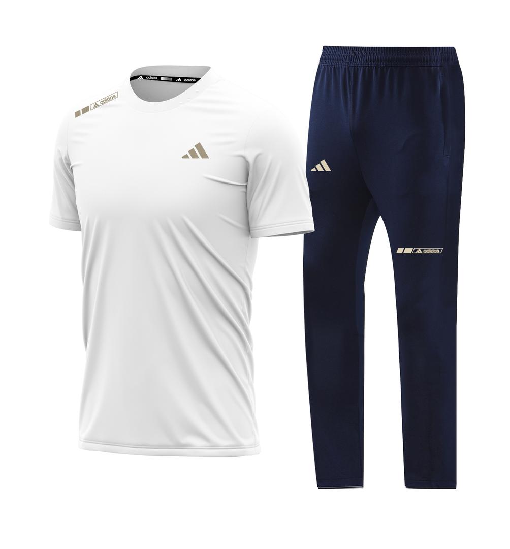 Ensemble Sport Adidas Pro – T-shirt et Jogging Confort & Performance