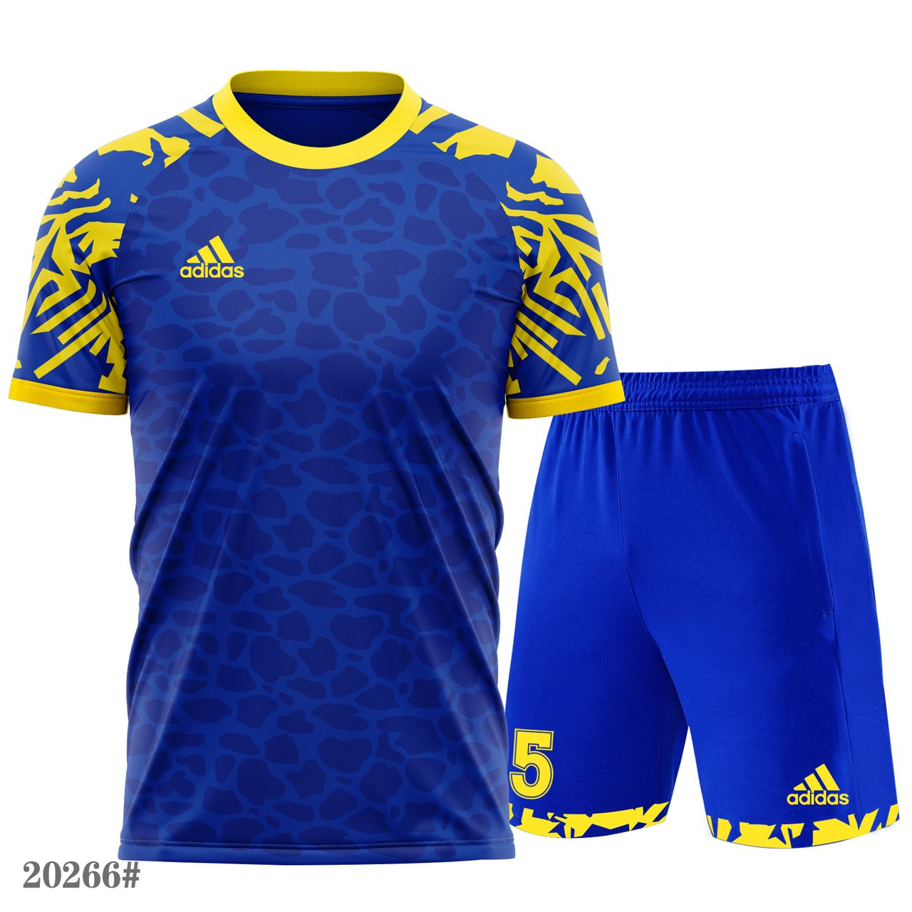 Maillot Football Bleu Blanc Homme – Ensemble Adidas | Pro Sport Sénégal