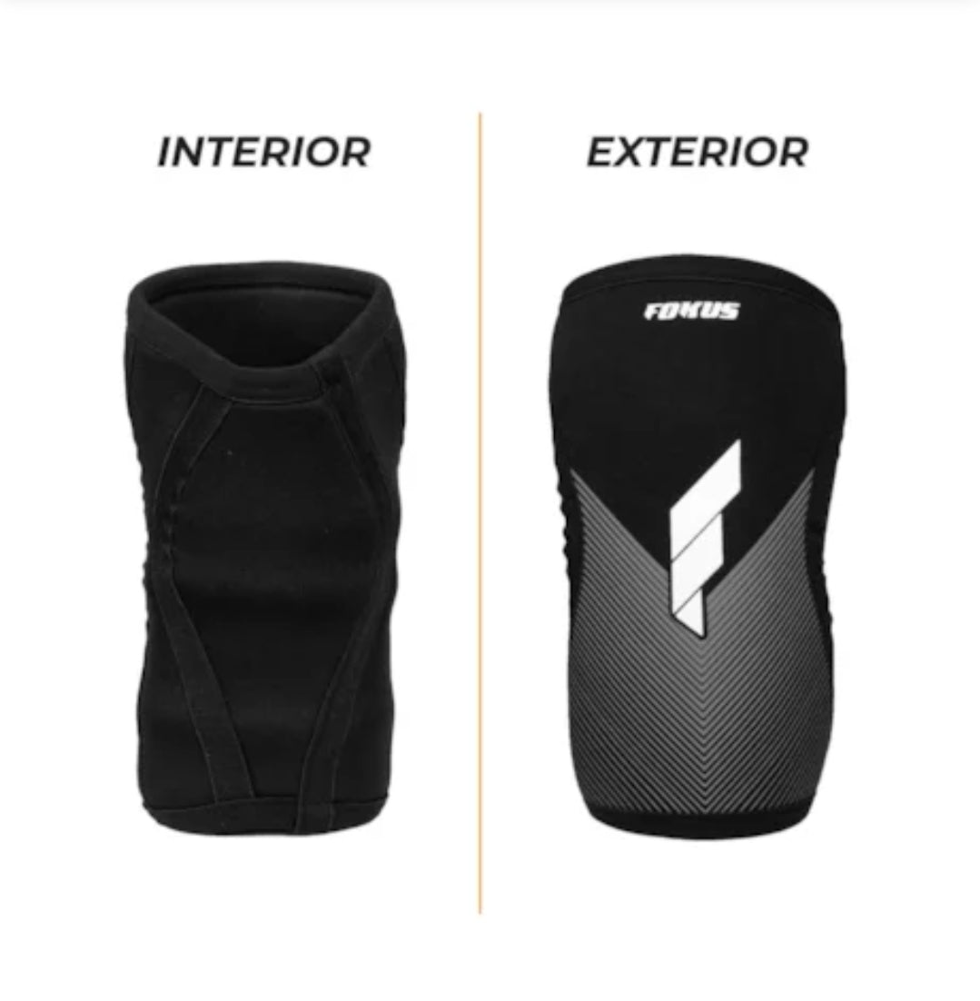 Genouillères de sport FOKUS – Protection et maintien pour entraînement fitness et musculation