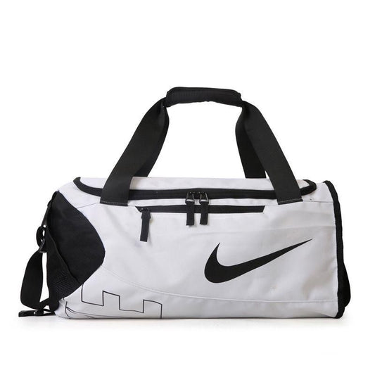 Sac de sport Nike noir – Logo blanc, multi-poches, grande capacité