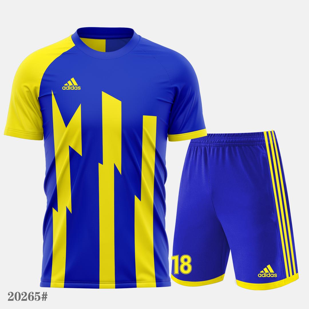 Maillot Football Bleu Blanc Homme – Ensemble Adidas | Pro Sport Sénégal