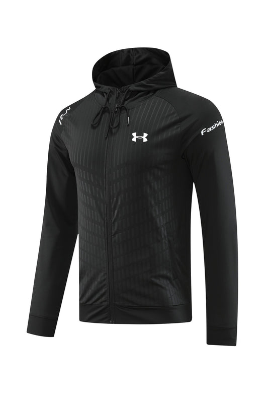 Veste Zippée à Capuche Under Armour Homme – Respirante, Légère et Sportwear