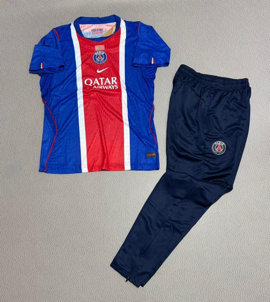 Ensemble PSG – Maillot + Pantalon de Survêtement Bleu Marine