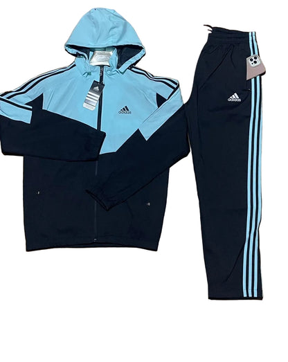 Ensemble survêtement Adidas homme – veste capuche + pantalon sport (plusieurs coloris)