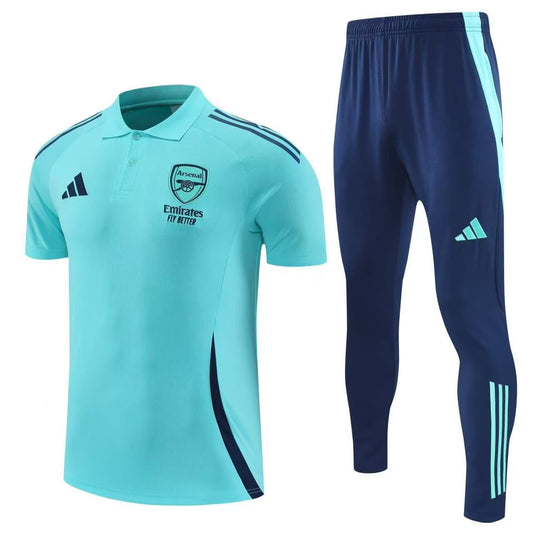 Survêtement Arsenal Adidas 2025 – ensemble polo et pantalon