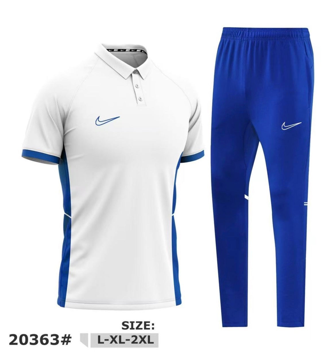 Ensemble Nike Homme Gris – Polo Sport & Pantalon Jogging