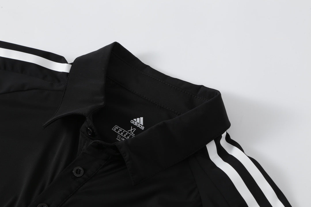 Adidas Homme Noir - Polo Technique et Pantalon Jogging