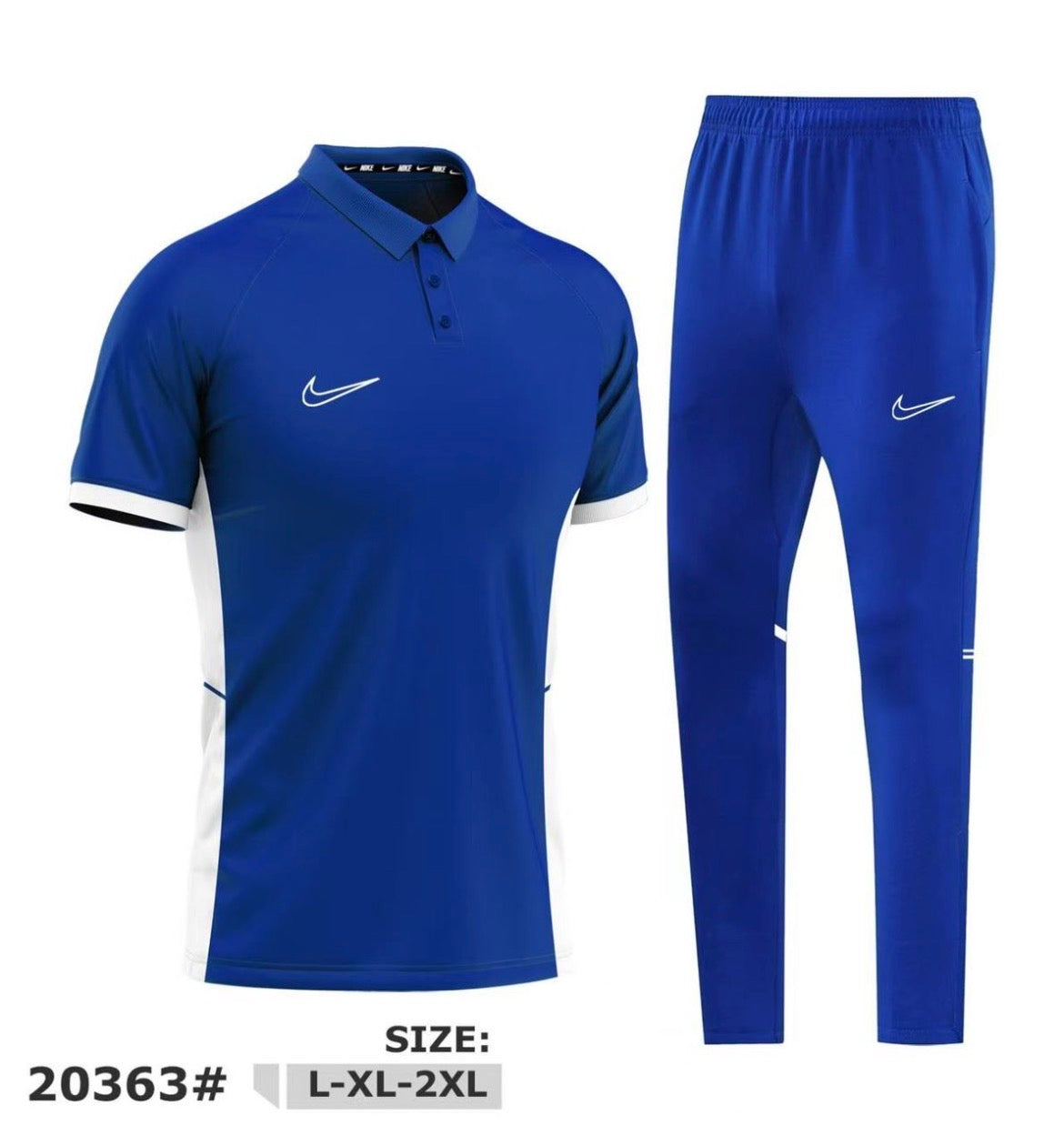 Ensemble Nike Homme Gris – Polo Sport & Pantalon Jogging