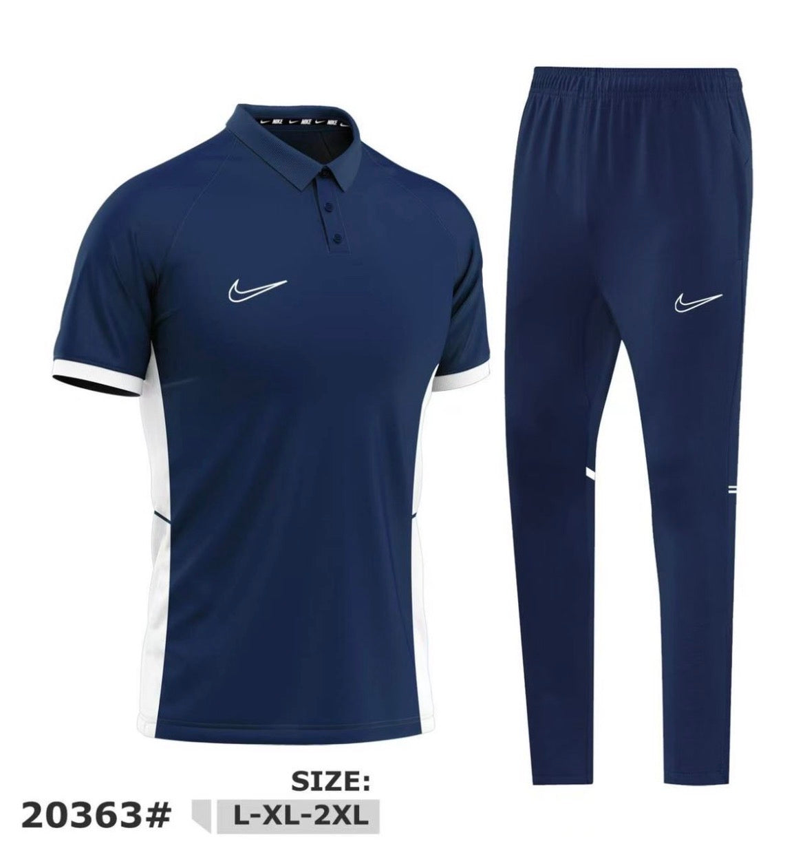 Ensemble Nike Homme Gris – Polo Sport & Pantalon Jogging