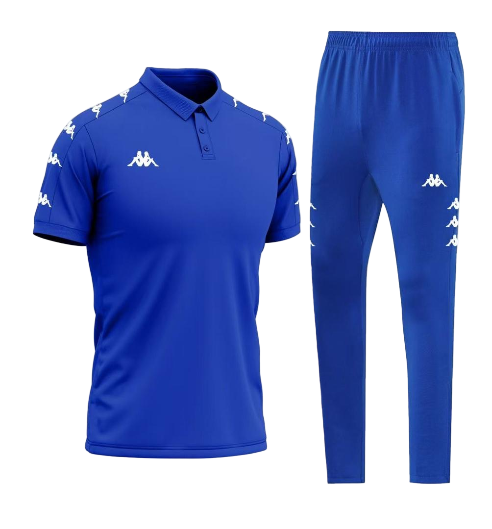 Survêtement Kappa Homme – Polo + Pantalon Noir